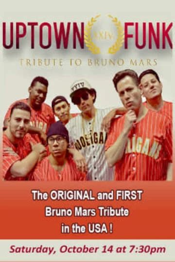 Uptown Funk: Tribute to Bruno Mars Tickets | Castro Valley | Goldstar