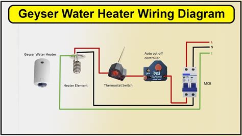 How to Make Geyser Water Heater Wiring Diagram | Geyser Wiring - YouTube