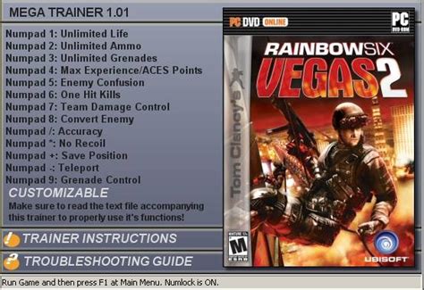 Rainbow six vegas 2 cheats pc - naxregeo