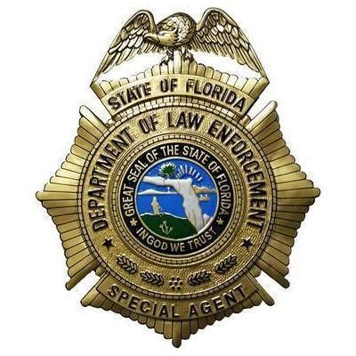 Florida Dept of Law Enforcement Badge Plaque