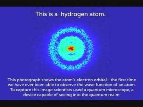 Real image of a hydrogen atom... | Hydrogen atom, Quantum, Atom