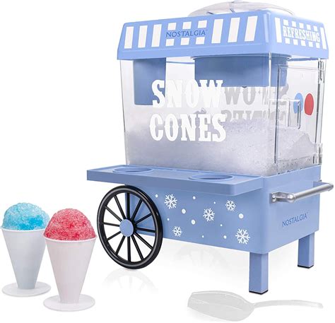 Nostalgia SCM525BL Vintage Snow Cone Maker, Blue - Walmart.com