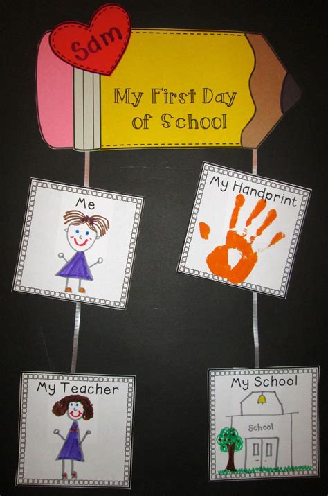 Pin by Kathy Seibert on School photo booth | School crafts, First day ...