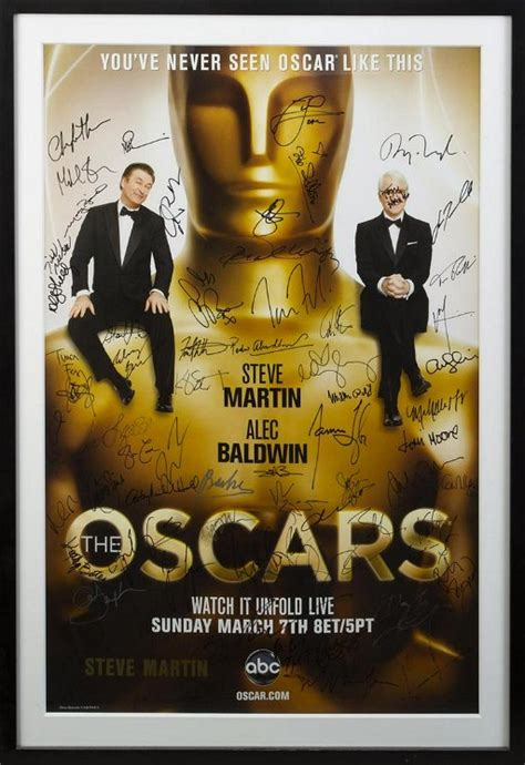 STEVE MARTIN OSCARS POSTER SIGNED BY CELEBRITY - Jul 18, 2020 | Julien ...