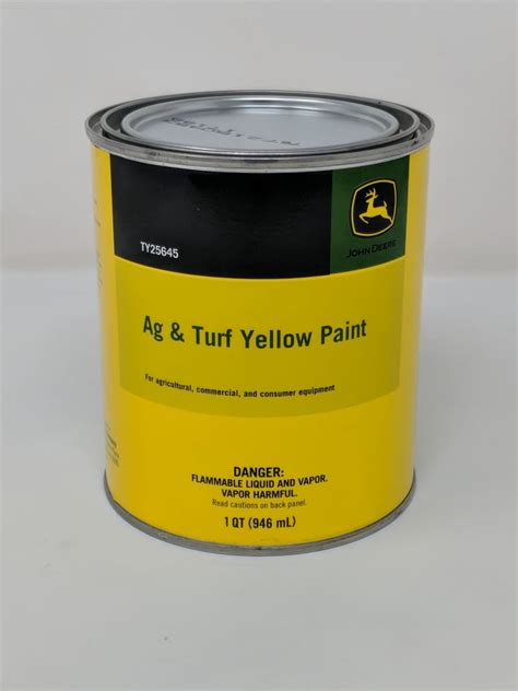 John Deere Yellow Paint Quart TY25645 - Walmart.com