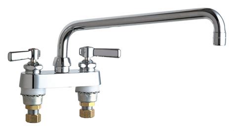 Chicago Faucets, 895, Low Arc Laundry Sink Faucet - 48YE02|895-L12E73ABCP - Grainger