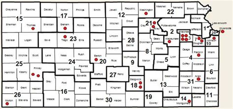 Kansas State Representative District Map - Printable Map