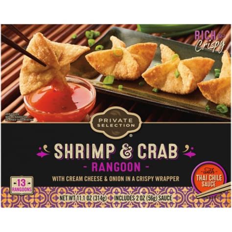 Private Selection® Shrimp & Crab Rangoon with Thai Chile Sauce, 11.1 ounces - Kroger