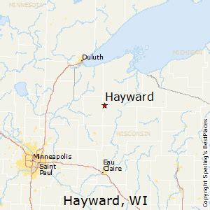 Map Of Hayward Wisconsin | Draw A Topographic Map