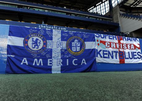 Chelsea Fans Banners United Kingdom London Editorial Stock Photo ...