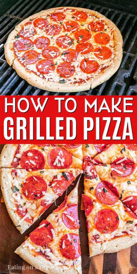 Learn how to grill pizza on a gas grill in literally 15 minutes. This ...