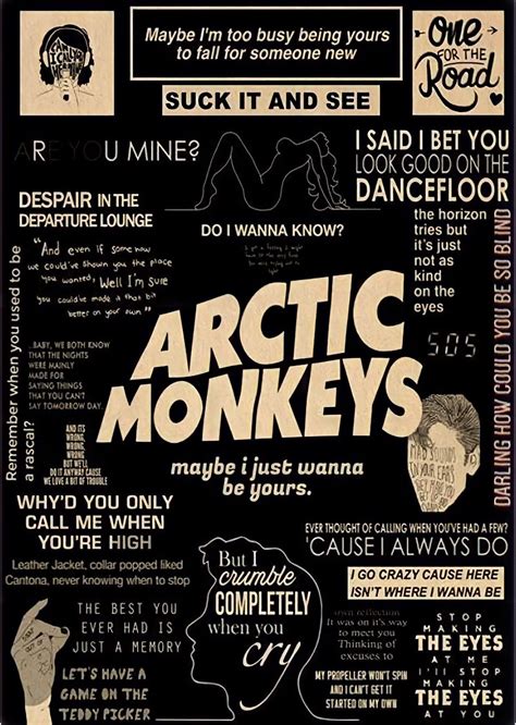 Artic Monkeys Trilogy 3 X Classic A3 Posters - Etsy UK | Arctic monkeys, Music poster design ...