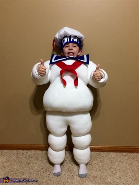 Stay Puft Marshmallow Man Boy Costume - Photo 2/4