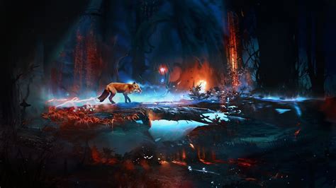 Glowing Fox Wallpapers - Wallpaper Cave