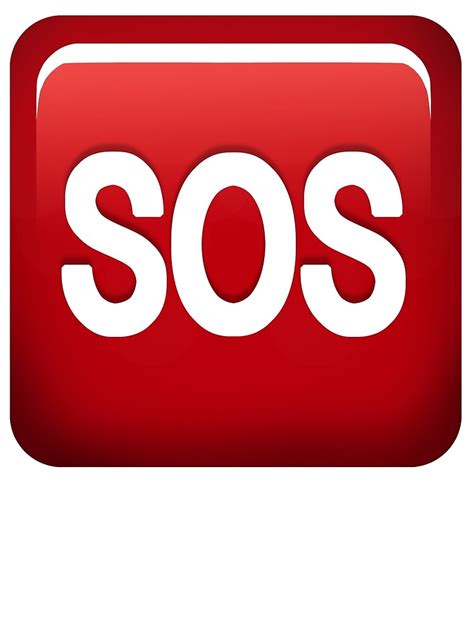 "SOS emoji" Photographic Print by egpjman | Redbubble