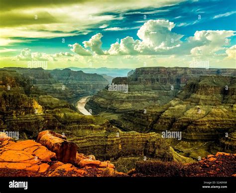 Picturesque Grand Canyon Stock Photo - Alamy