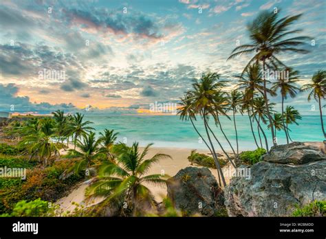 Caribbean, Barbados, Bottom Bay, Bottom Bay Beach Stock Photo - Alamy