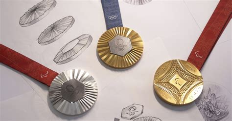 The Paris Olympics medals are made with pieces of the Eiffel Tower