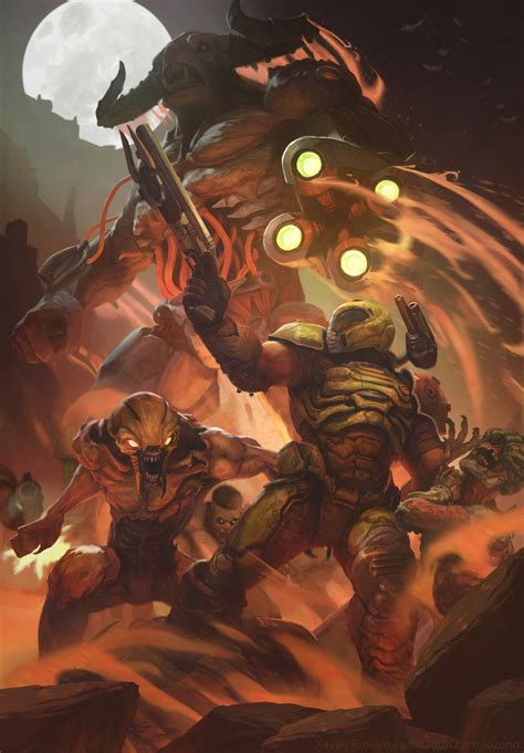 ArtStation - Doom Eternal fan-art