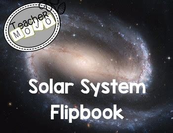 Solar System Flip-book Printable by Pepper's Picks | TpT