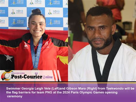 PNG’s flag-bearers at the 2024 Paris Olympics - Post Courier