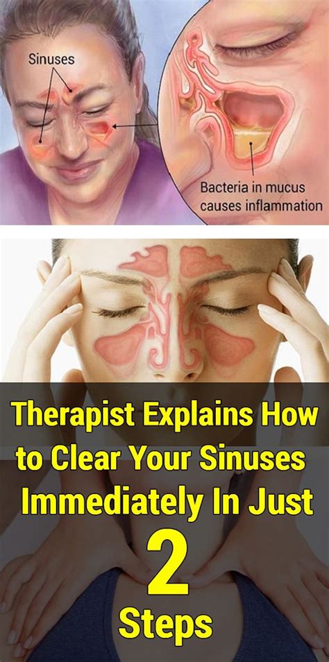 Here’s How to Clear Your Sinuses Quickly In Just Two Steps | Health and ...