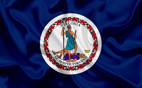 Download wallpapers Virginia flag, Commonwealth of Virginia, flags of ...