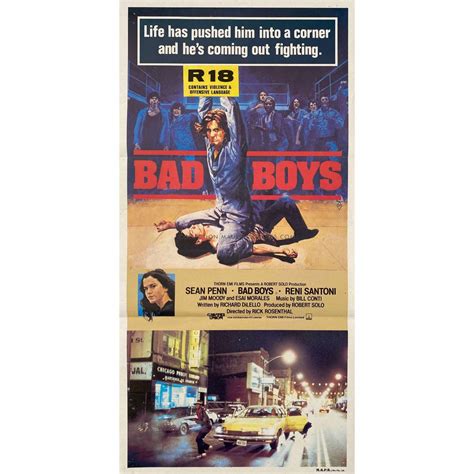 BAD BOYS Australian Movie Poster - 13x30 in. - 1995