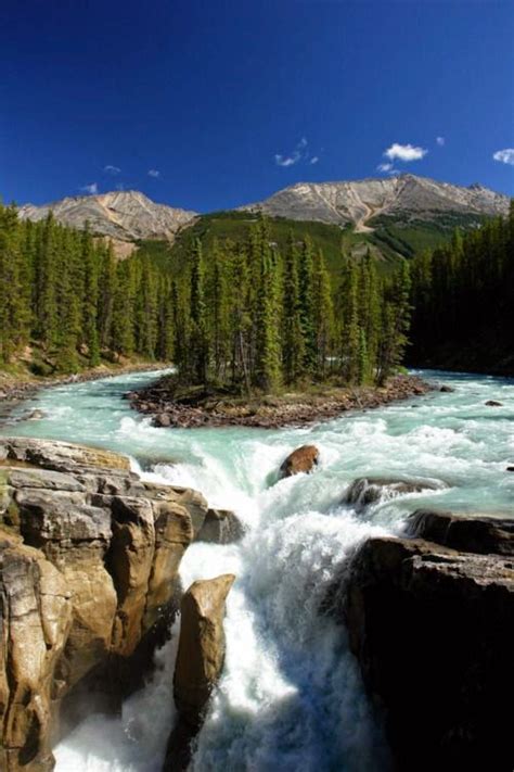 Sunwapta Fall, Jasper National Park, Canada ~ By Xylogen | Incredible Pics