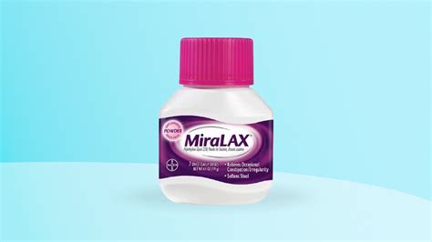 MiraLAX Review: Effective for Constipation Relief, FDA-Approved ...