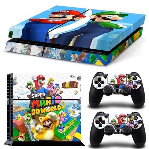 Super Mario PS4 Skin Sticker Decal - ConsoleSkins.co