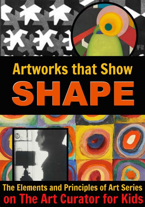 Artworks that Use Shape | Art lessons, Art lessons elementary, Principles of art