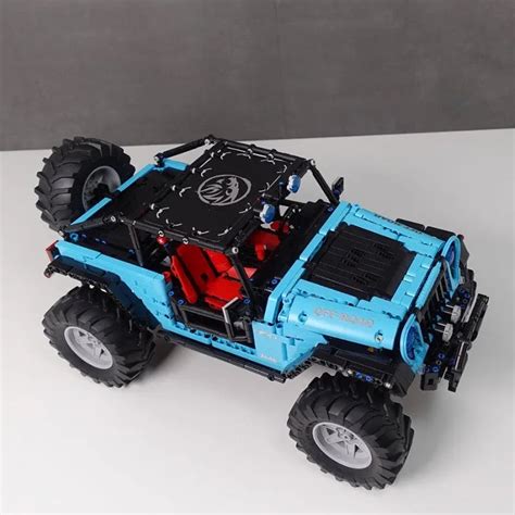 Tech MOC Off - Road JEEP Wrangler Trailcat SUV Bricks Toy T5010