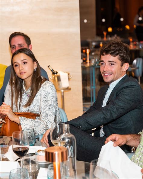 In pictures: Charles Leclerc and Charlotte Sine attending exclusive ...