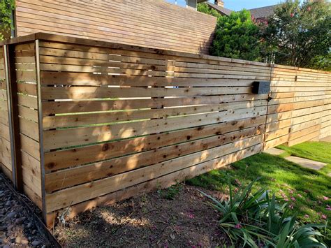 Horizontal Wood Fence Designs • Austin Fence Builders