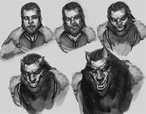 Werewolf transformation by AznKyuubi on DeviantArt