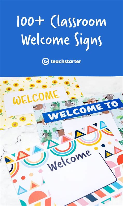 Printable Welcome Signs for Classroom