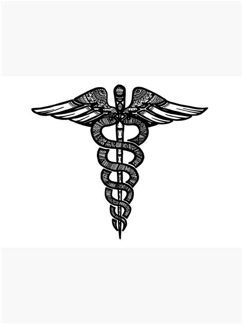 "Caduceus Staff" Sticker for Sale by JaymeC | Redbubble