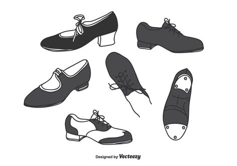 Tap Shoes Vector 163741 Vector Art at Vecteezy