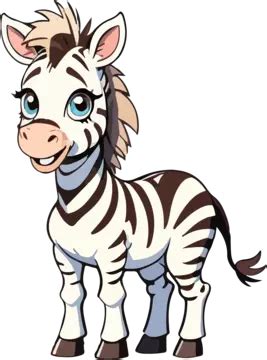 Zebra Animal Cartoon Clip Art, Zebra, Horse, Animal PNG Transparent ...