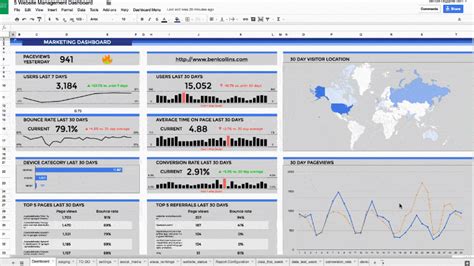 10 techniques for building a Google Sheets dashboard