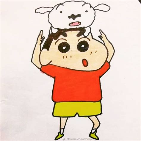 Shinchan Cute Pics With Shiro - wallpaperanime