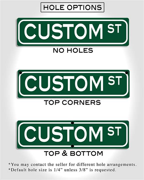 Custom Street Sign Metal Personalized Metal Street Sign - Etsy