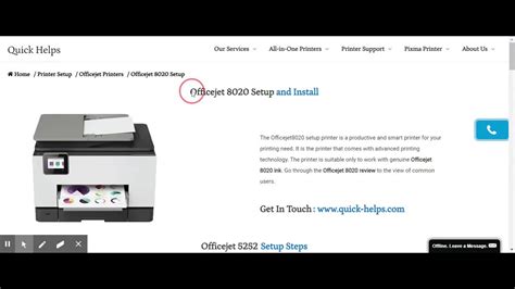 Hp Printer Officejet Pro 8020 Manual