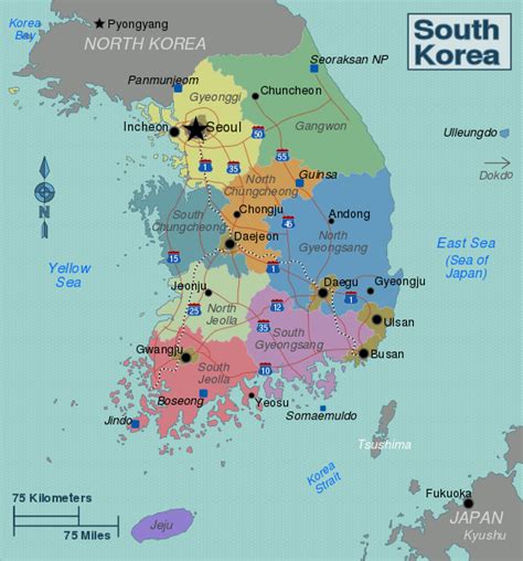 File:South Korea regions map.svg - Wikitravel Shared