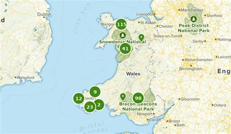 Map Of Wales Maps Of National Parks In Wales Karten | Images and Photos ...