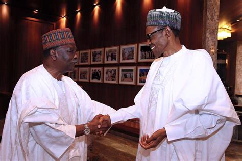 PHOTOS: Yakubu Gowon Visits President Buhari - Politics - Nigeria