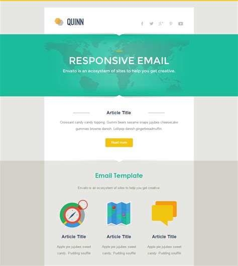 Best Responsive Email Template - 28+ Free PSD, EPS,AI Format Download | Free & Premium Templates