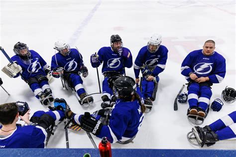 Sled Hockey - Tampa Bay Lightning Community & Hockey Development