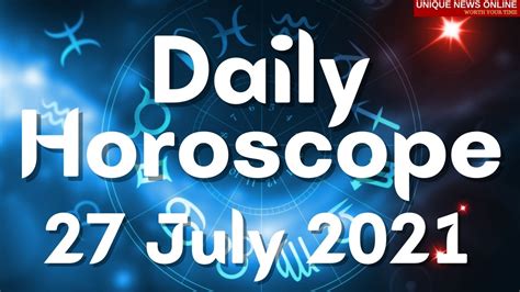 Daily Horoscope: 27 July 2021, Check astrological prediction for Aries ...